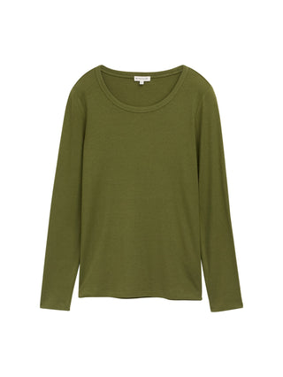 Basic Slim Fit Langarmshirt