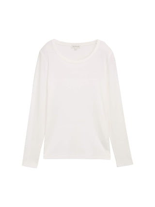 Basic Slim Fit Langarmshirt