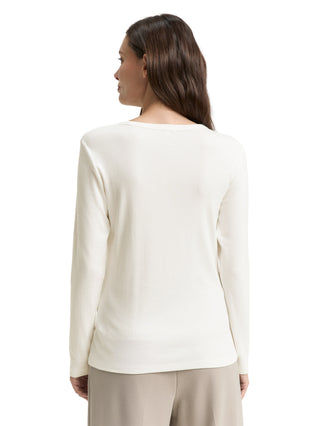 Basic Slim Fit Langarmshirt