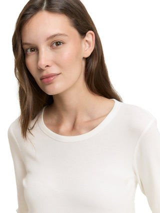 Basic Slim Fit Langarmshirt