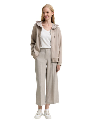 Hoodie Sweatjacke aus Scuba