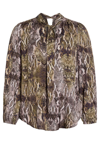 Bluse mit Snake Print
