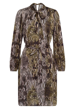 Kleid mit Snake Print