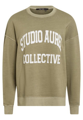 Sweatshirt mit Logo-Applikation