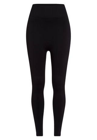 Legging mit eingestricktem Strukturstreifen