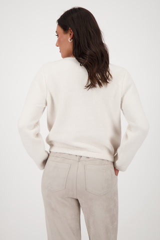 Strickjacke, oat milk