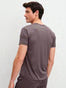 HERREN T-Shirt, sparrow brown