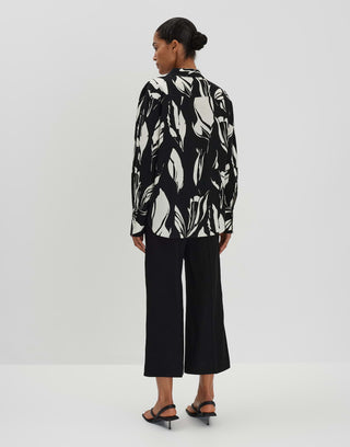 Zerlian floral, black