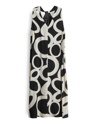 Qedira print, black