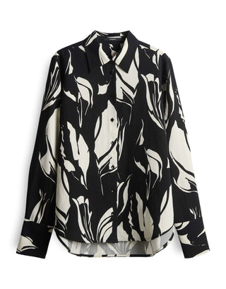Zerlian floral, black