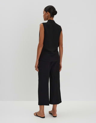 Celino cropped, black