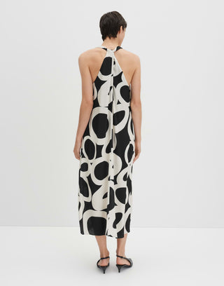 Qedira print, black