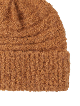 Mütze aus strukturiertem Boucle