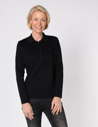 Poloshirt, 1/1 Arm, Steinchen