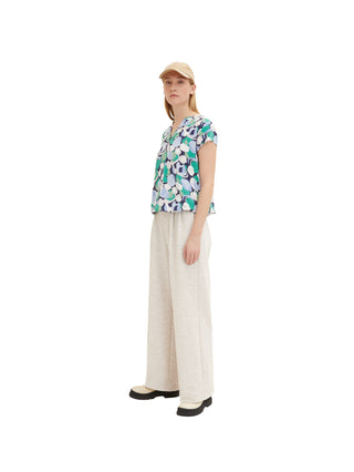 Gemusterte Bluse
