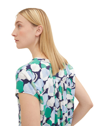 Gemusterte Bluse