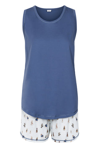 Py, sleeveless, shorty, round neck, Animalprint