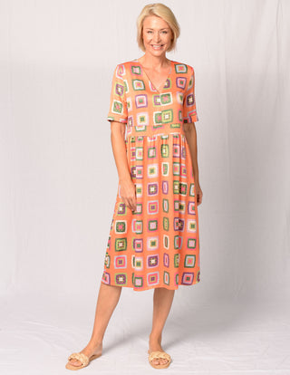 Druckkleid 1/2 Arm