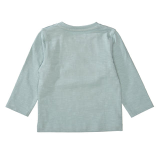 Langarmshirt mit Tiger-Applikation