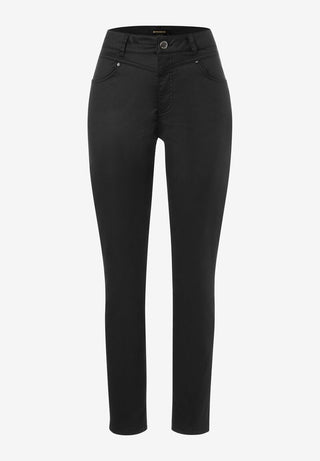 Coated Denim  schwarz  Herbst-Kollektion