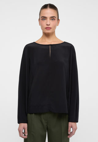 Bluse Seide Langarm