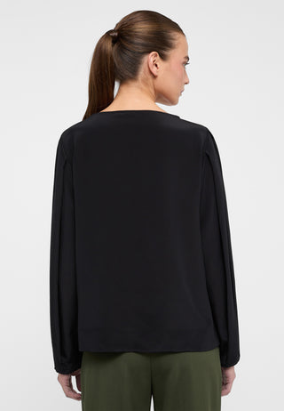 Bluse Seide Langarm