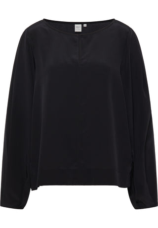 Bluse Seide Langarm