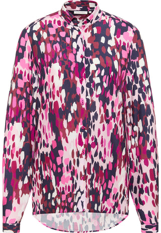 Bluse Leinwandgewebe Langarm