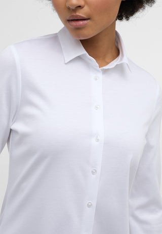 Jersey Shirt Bluse Jersey Langarm
