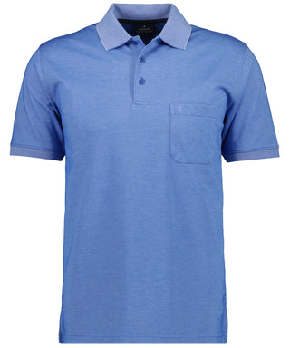 Softknit-Polo mit Brusttasche, kurzarm