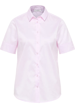 Cover Shirt Bluse Twill Kurzarm