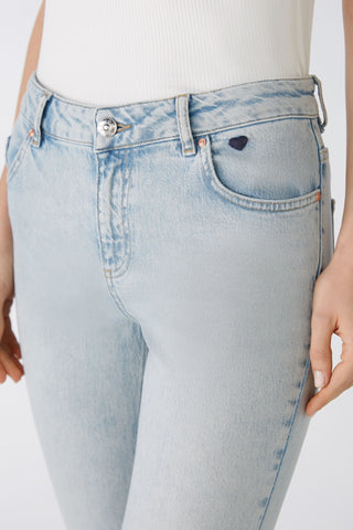 Jeans EASY KICK mid waist, cropped