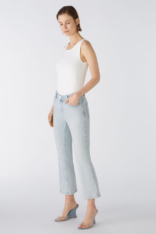 Jeans EASY KICK mid waist, cropped