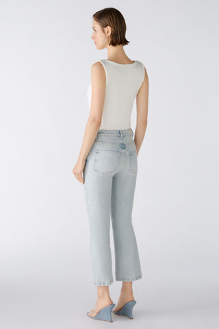 Jeans EASY KICK mid waist, cropped