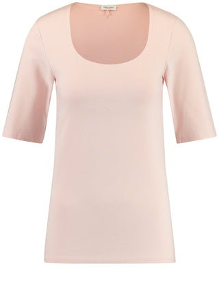 Halbarmshirt mit weitem Ausschnitt