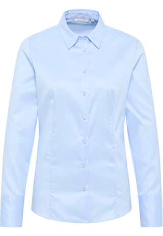 Cover Shirt Bluse Twill Langarm