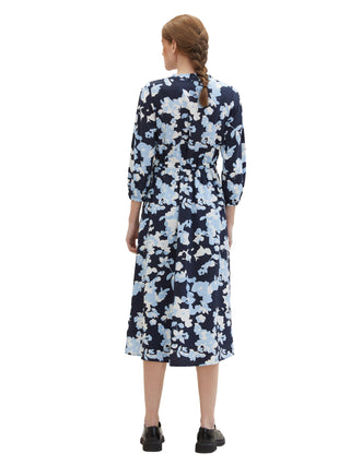 Gemustertes Midikleid mit LENZING(TM) ECOVERO(TM)