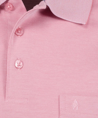 Softknit-Polo mit Brusttasche, kurzarm