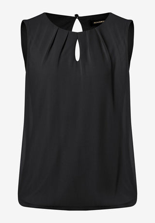 Chiffon Blusentop  schwarz  Frühjahrs-Kollektion
