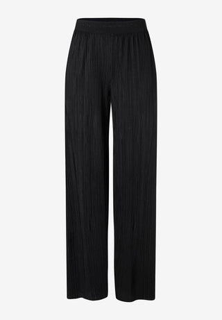 Plisséehose  schwarz