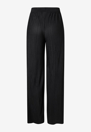 Plisséehose  schwarz