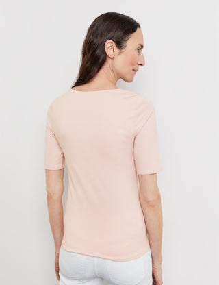 Halbarmshirt mit weitem Ausschnitt