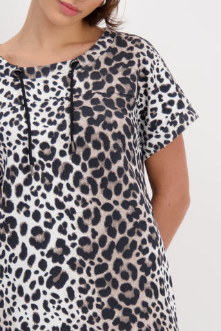 Kleid, hazel gemustert