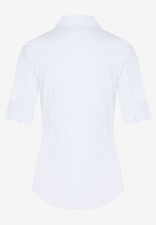 Baumwoll/Stretch Bluse weiß