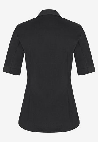 Baumwoll/Stretch Bluse  schwarz