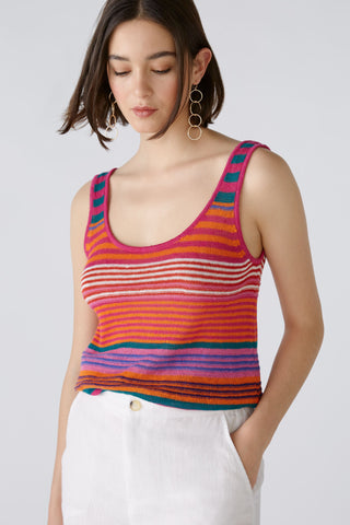 Stricktop 100% Leinen