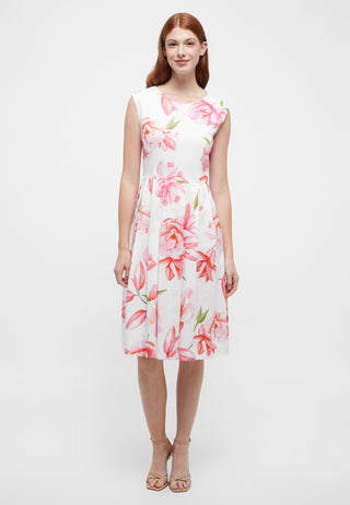 Blusenkleid Satingewebe ohne Arm