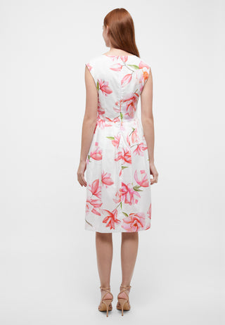 Blusenkleid Satingewebe ohne Arm