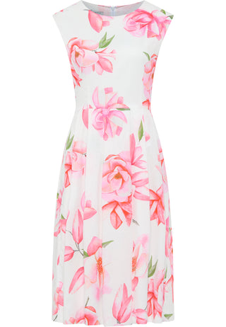 Blusenkleid Satingewebe ohne Arm
