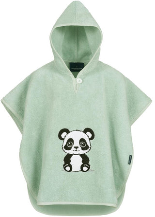 Morgenstern Badeponcho 1-3 Jahre, Luxus Baumwolle, Panda, schilf